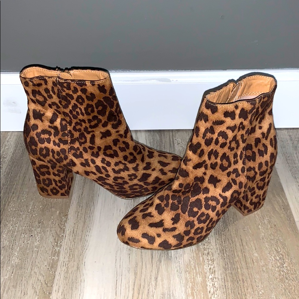 Leopard Booties